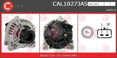 Генератор (CASCO) CAL10273AS Генератор (CASCO) CAL10273AS