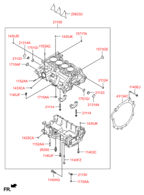 - (Hyundai-KIA) 211442B000
