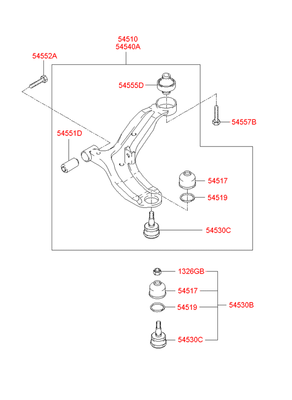 ,     (Hyundai-KIA) 545511C000