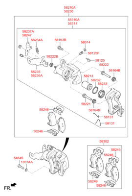 Прокладка поршня (Hyundai-KIA) 5823237000 Прокладка поршня (Hyundai-KIA) 5823237000