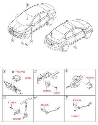 ���� ���������� ������������� (Hyundai-KIA) 954001R100