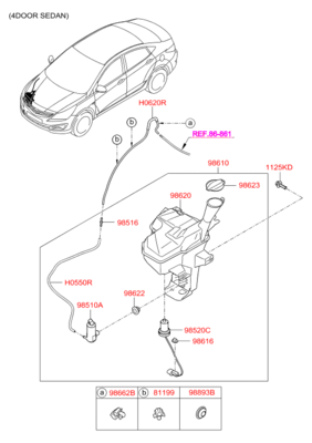 Датчик уровня жидкости бачка стеклоомывателя (Hyundai-KIA) 985204L200 Датчик уровня жидкости бачка стеклоомывателя (Hyundai-KIA) 985204L200