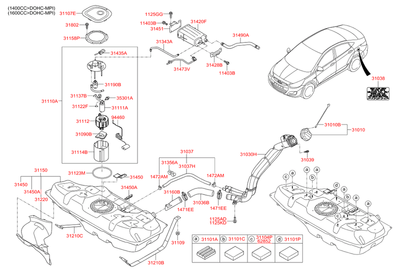 ������ (Hyundai-KIA) 311601R000