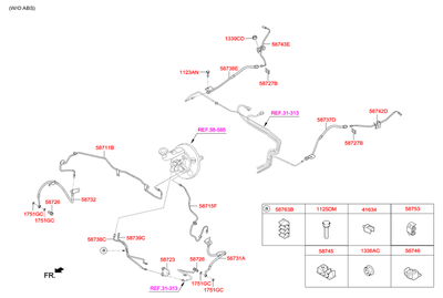 Деталь (Hyundai-KIA) 587371R300 Деталь (Hyundai-KIA) 587371R300