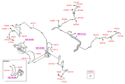 Деталь (Hyundai-KIA) 587384L300 Деталь (Hyundai-KIA) 587384L300
