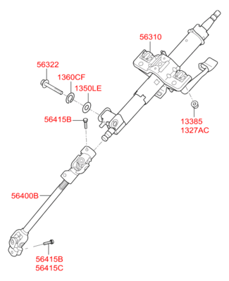   (Hyundai-KIA) 563104L050