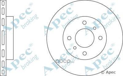 Тормозной диск (APEC braking) DSK2039 Тормозной диск (APEC braking) DSK2039