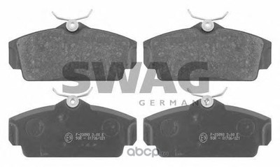 Комплект тормозных колодок, дисковый тормоз (Swag) 82916388 Комплект тормозных колодок, дисковый тормоз (Swag) 82916388