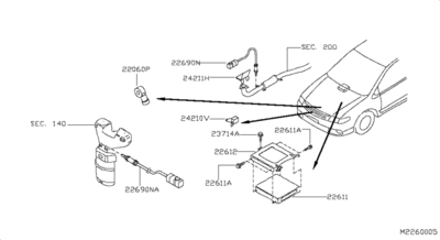 - (NISSAN) 226A05M300