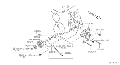   (NISSAN) 1194495F0A