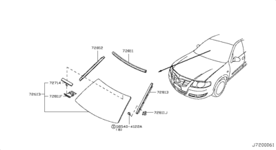   (NISSAN) 7261395F0A