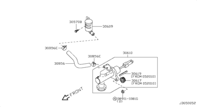 Цилиндр сцепления главный (NISSAN) 3061095F0A Цилиндр сцепления главный (NISSAN) 3061095F0A