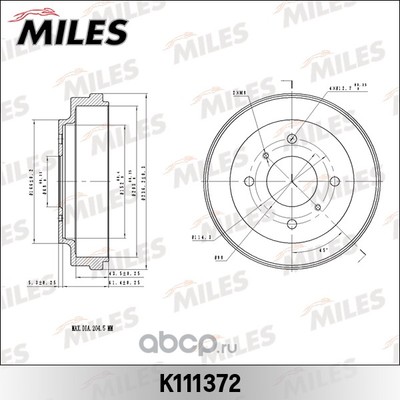   (Miles) K111372