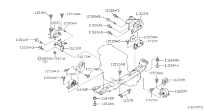   (NISSAN) 113324M400