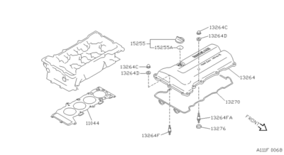 Прокладка, головка цилиндра (NISSAN) 1104479E03 Прокладка, головка цилиндра (NISSAN) 1104479E03