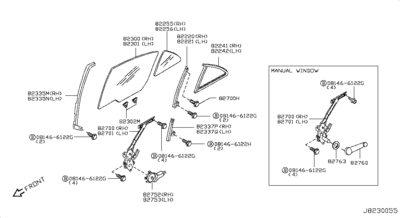   (NISSAN) 8224295F0A