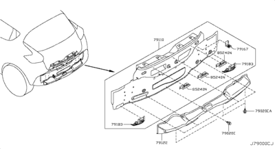   (NISSAN) 85240ED000