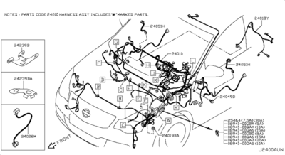 ���������, ���������� (NISSAN) 24275CA000