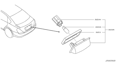 ������ ��������� ��������� ����� (NISSAN) 265109Y000