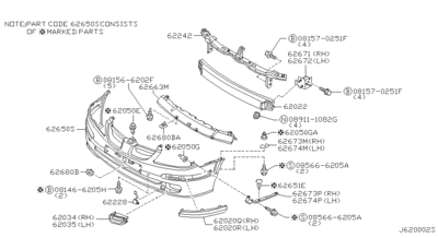  (NISSAN) 620367M000