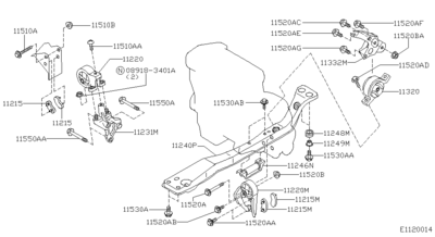  (NISSAN) 0112502501