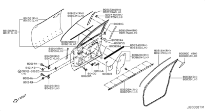  (NISSAN) 011250012U