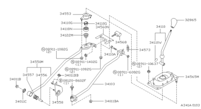  (NISSAN) 3411050J00