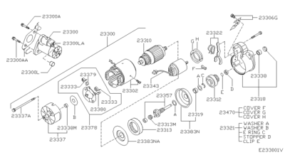  ,  (NISSAN) 2334384A07