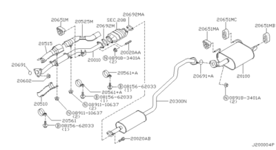 ��������� ��������� (NISSAN) 206514M400