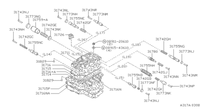  (NISSAN) 3174380X04