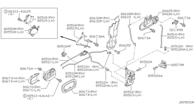   (NISSAN) 805344M400