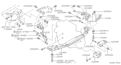   (NISSAN) 1132050Y11