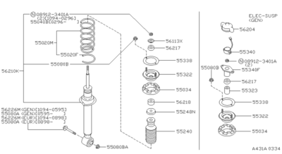 Втулка амортизатора (NISSAN) 5621861L10 Втулка амортизатора (NISSAN) 5621861L10