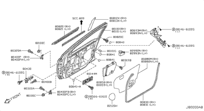   (NISSAN) 8043095F0A