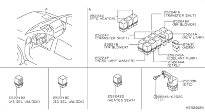 Переключатель (NISSAN) 25360KA60A Переключатель (NISSAN) 25360KA60A