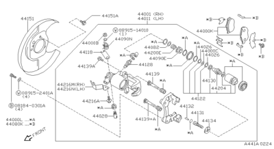  (NISSAN) 4408135F00