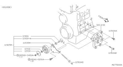  (NISSAN) 119251M203