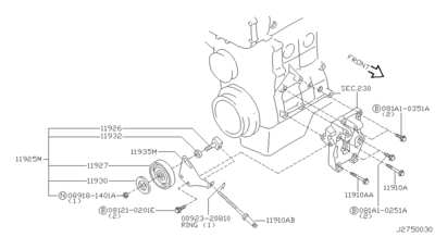  (NISSAN) 119251M202