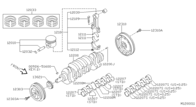 ��������� (NISSAN) 12118AD200