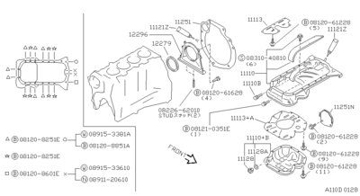  (NISSAN) 122791E000