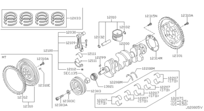 Маховик (NISSAN) 123104M700 Маховик (NISSAN) 123104M700