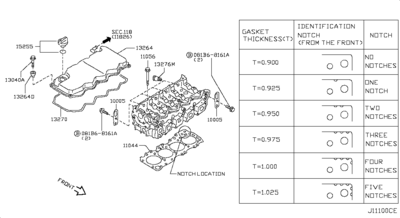   (NISSAN) 13270AD20A