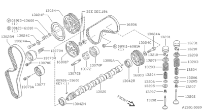    (NISSAN) 168062J600