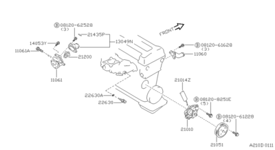 ������� ����� (NISSAN) 2101053J01