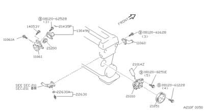   (NISSAN) 2101053J00