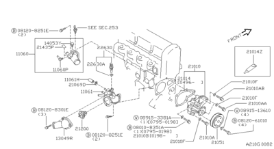   (NISSAN) 2101057J01