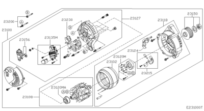 +   (NISSAN) 232150W001