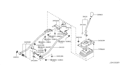  (NISSAN) 3413695F0B