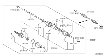 ������� (NISSAN) 392410M625