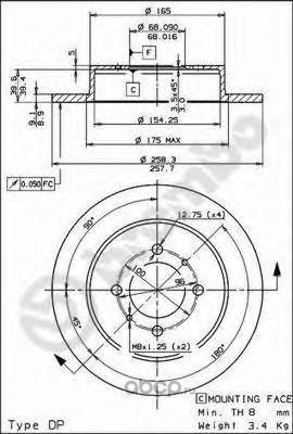    (Brembo) 08544340